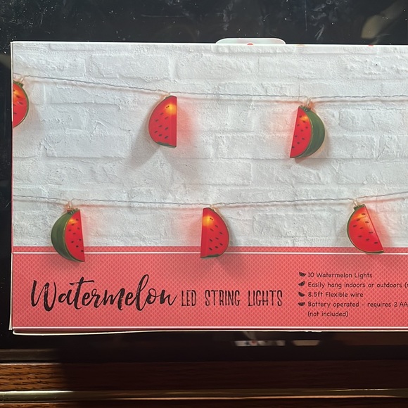 NEW Watermelon LED string lights battery operated. - Picture 2 of 6